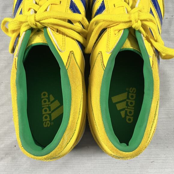 Adidas adiFC Brazil World Cup Men’s Size 10 Soccer Shoes Yellow Sneakers G15522 - Picture 5 of 7